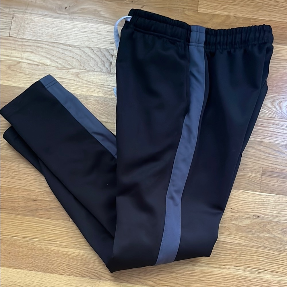 Men's Black and Gray Hatand Beyond Track Pants